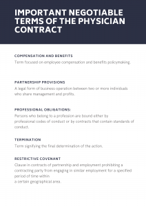 Clause in contracts of partnership and employment prohibiting a contracting party from engaging in similar employment for a specified period of time within a certain geographical area.