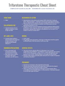 Trifarotene Therapeutic Cheat Sheet