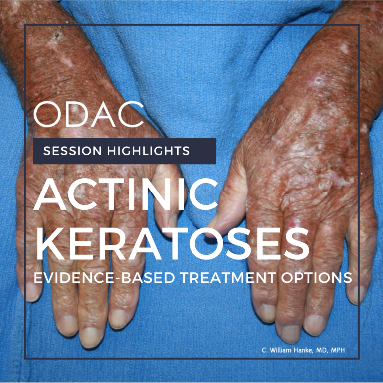 Actinic Keratoses EvidenceBased Treatment Options Next Steps in
