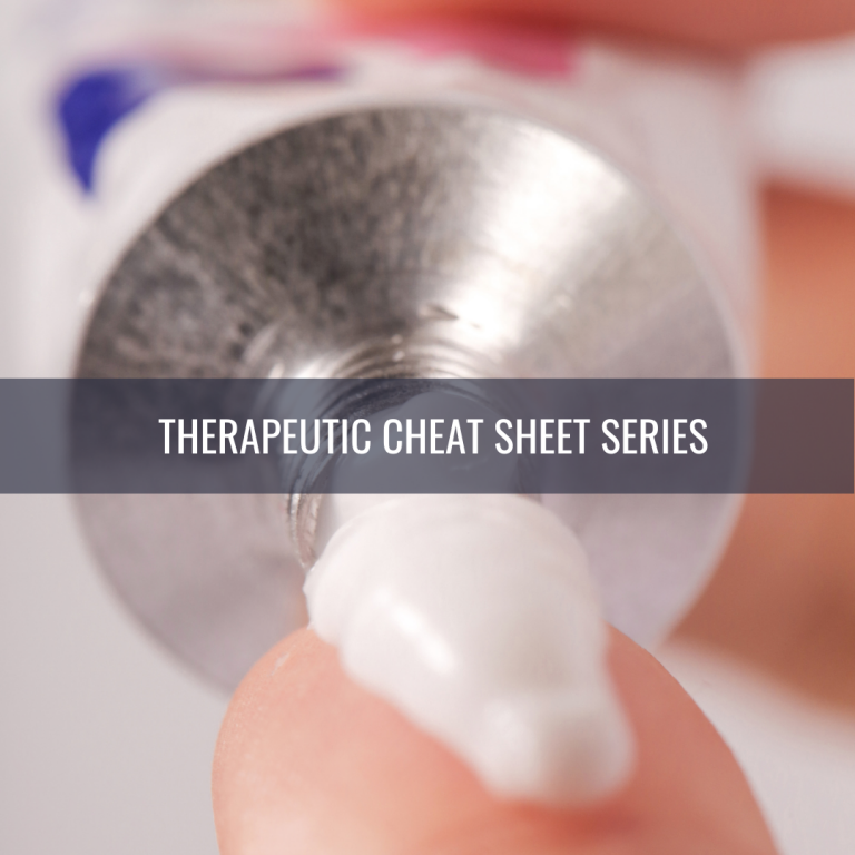 Terbinafine Therapeutic Cheat Sheet - Next Steps in Dermatology