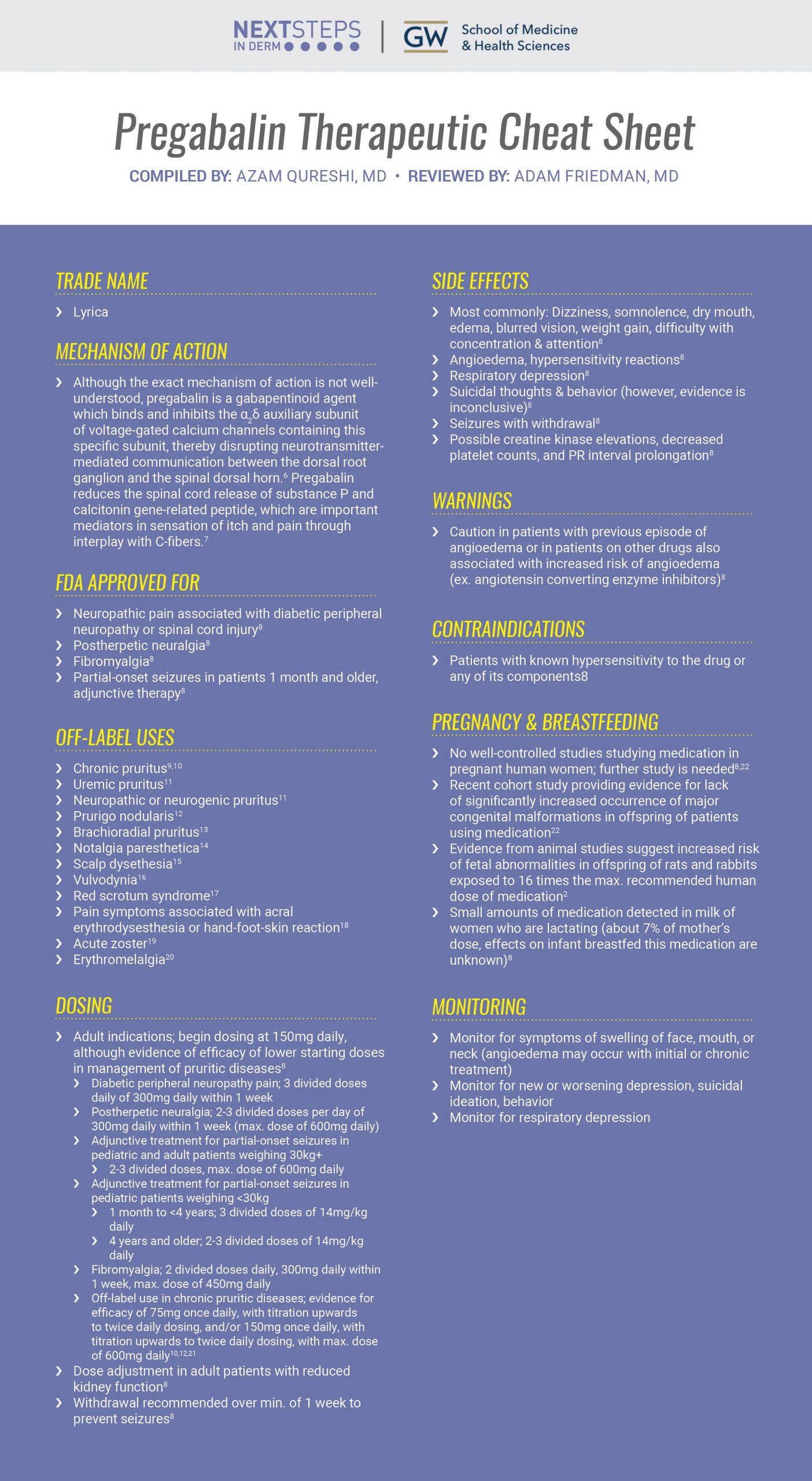 Pregabalin for Chronic Pruritus