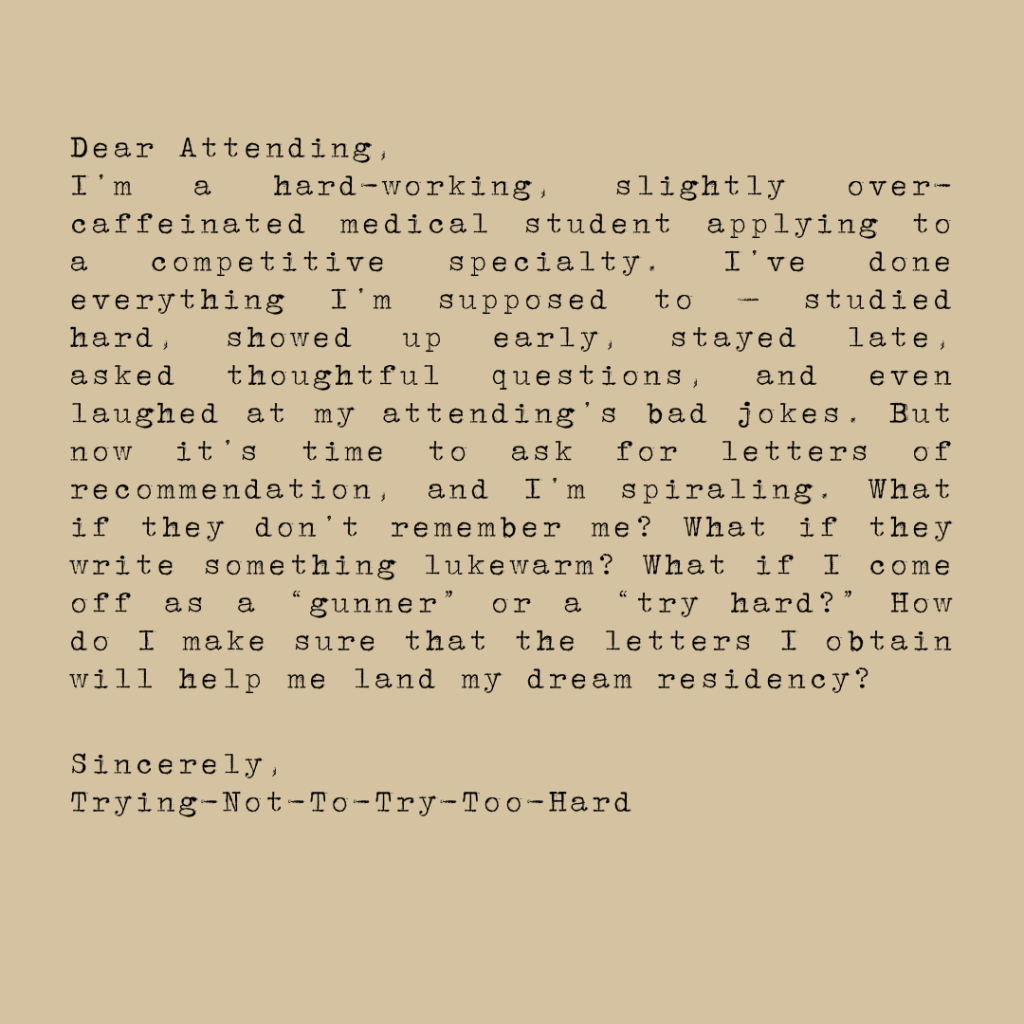 letter of recommendation