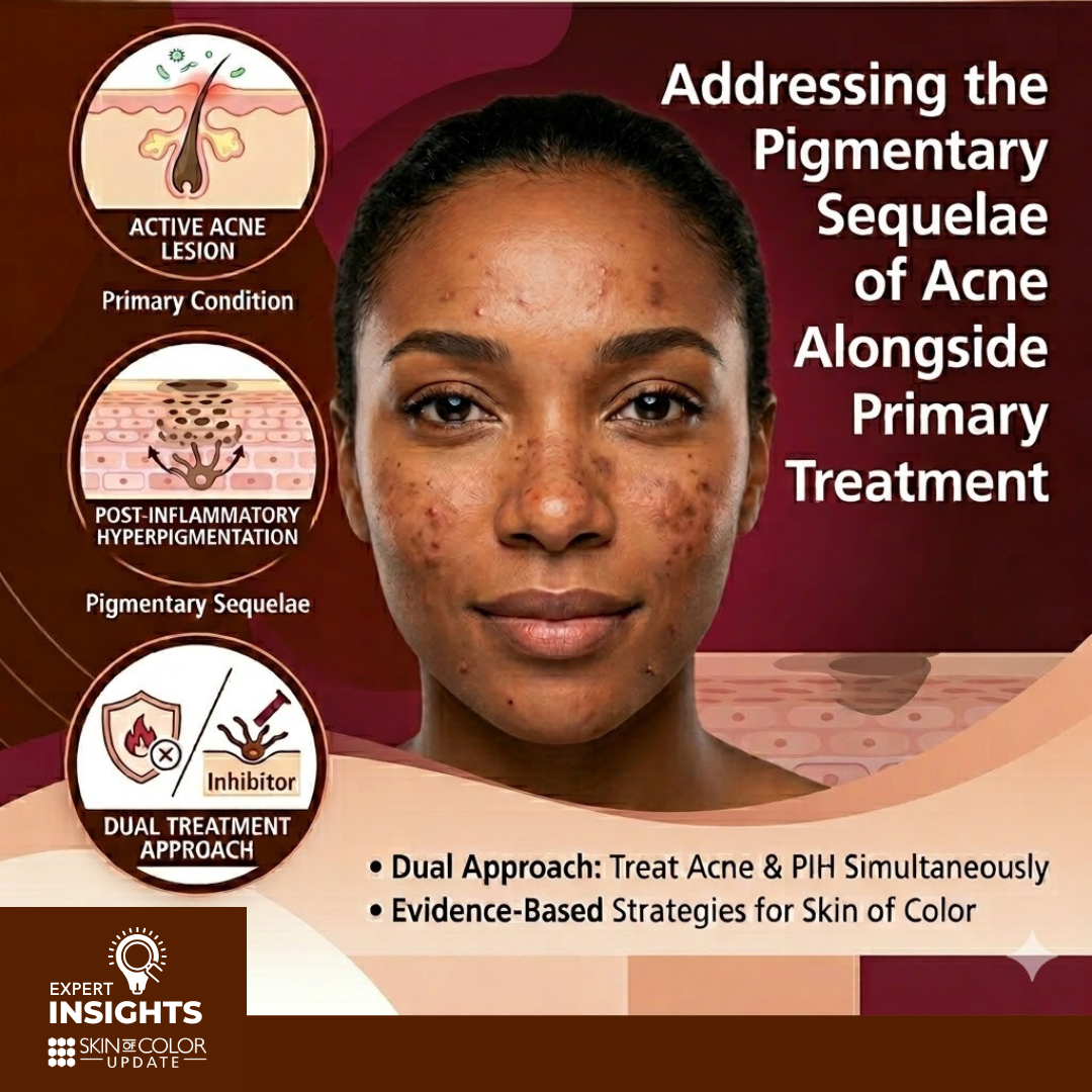 post-inflammatory hyperpigmentation acne skin of color