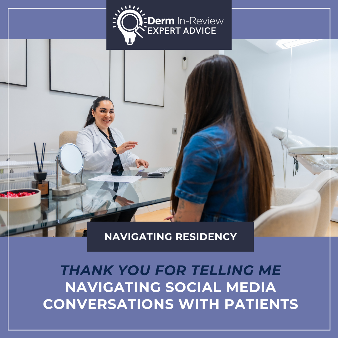Navigating social media conversations with patients